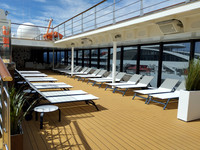 Ushuaia Argentina and ship World Traveller